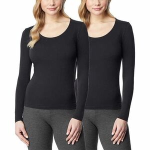 32 Degrees Women's Heat Tee, 2-pack Size M